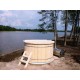 bain chaud en bois D1.5m