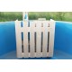 bain chaud en bois D1.5m