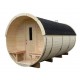Sauna baril lg4m D2.2m avec terrasse et  dressing