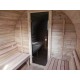 Sauna baril lg4m D2.2m avec terrasse et  dressing